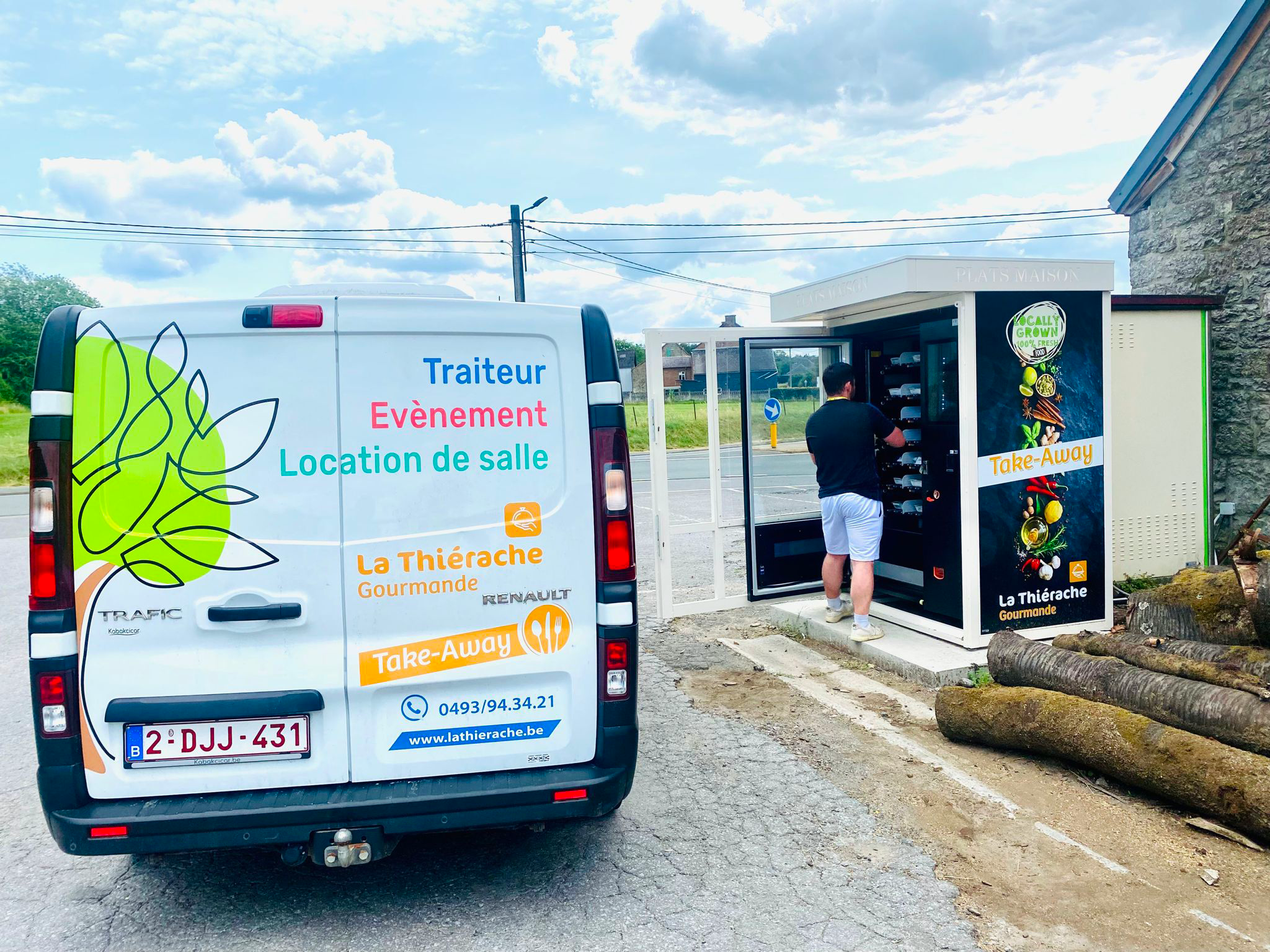 Distributeurs de plats préparés frais dans la Botte du Hainaut