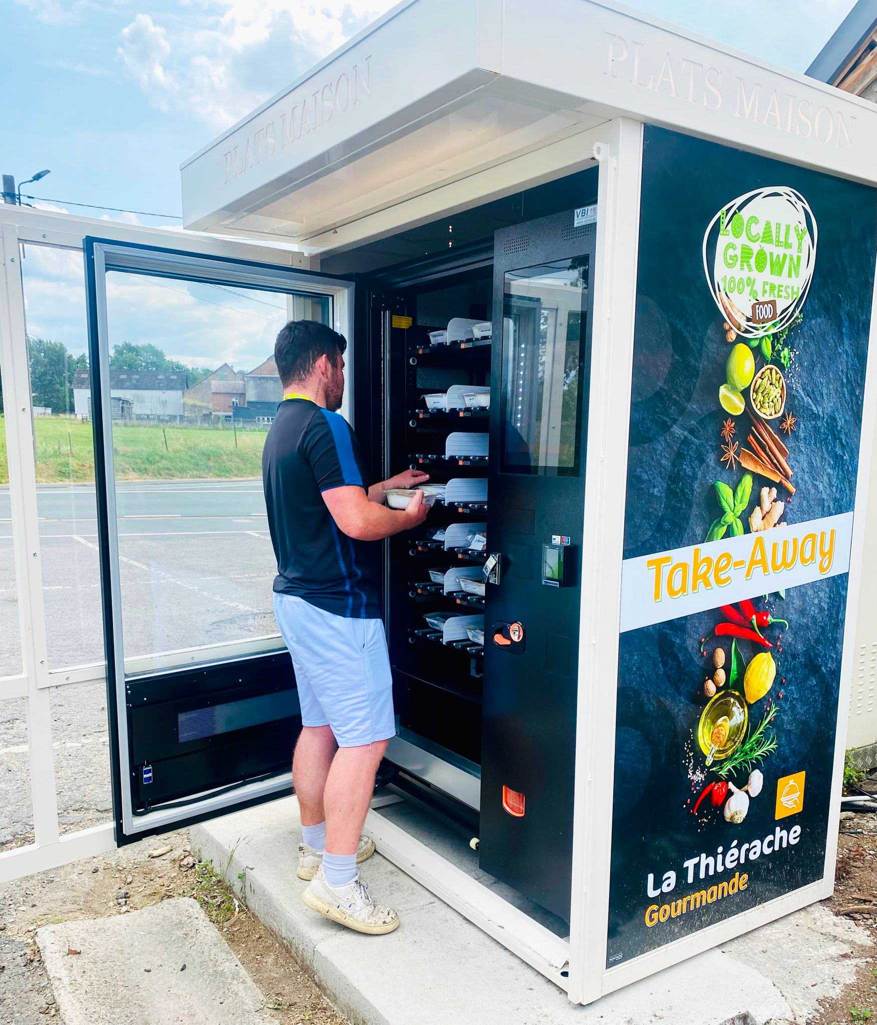 Distributeurs de plats préparés frais dans la Botte du Hainaut